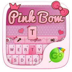 Pink Bow GO Keyboard Theme APK download