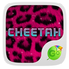 Pink Cheetah GO Keyboard Theme icône
