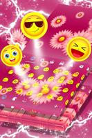 Pink Daisy Keyboard Theme স্ক্রিনশট 3