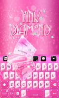 Pink Diamond GO Keyboard Theme capture d'écran 1
