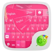 GO Keyboard Pink Fusion Theme