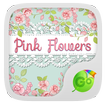 ”Pink Flowers GO Keyboard Theme