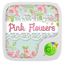 Pink Flowers GO Keyboard Theme aplikacja