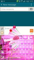 Pink Flower for Keyboard 截图 1