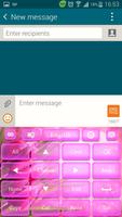 Pink Flower for Keyboard 截图 2