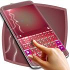 粉红色的闪电键盘 图标