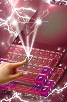 برنامه‌نما Pink Lightning Keyboard عکس از صفحه