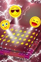 برنامه‌نما Pink Lightning Keyboard عکس از صفحه