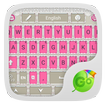 Pink Suit GO Keyboard Theme