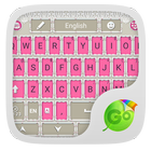 Pink Suit GO Keyboard Theme simgesi