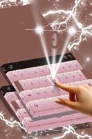 Rosa Satin Tastatur Thema Screenshot 2