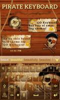 Pirate GO Keyboard Theme تصوير الشاشة 3