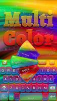 Multicolor Keyboard poster
