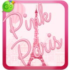 Pink Paris Keyboard-icoon