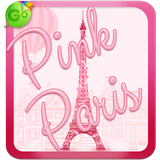 Pink Paris Keyboard ikon
