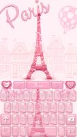 Merah muda Paris Keyboard screenshot 1