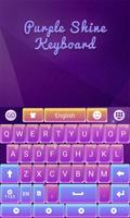 Poster Purple Shine GO Keyboard Theme