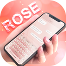 Rose Gold Keyboard Emoji APK