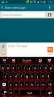 Red Keyboard Cartaz