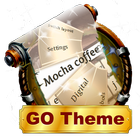 Mocha coffee Keyboard Layout ikon