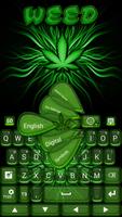 GO Keyboard Weed Affiche