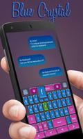 Blue Crystal GO Keyboard Theme screenshot 3