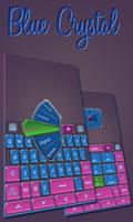 Blue Crystal GO Keyboard Theme poster