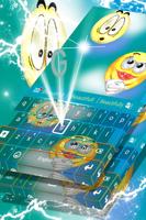 Smilies 3D Keyboard imagem de tela 3