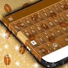Teclado do amante do café ícone