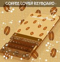 Coffee Lover Keyboard Affiche
