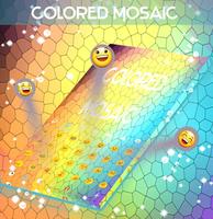 Mosaico colorido Teclado imagem de tela 2