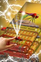 Colorful Dragonfly Keypad Skin اسکرین شاٹ 2