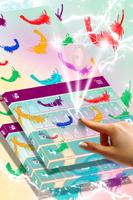 Colorful Feathers Keyboard imagem de tela 1