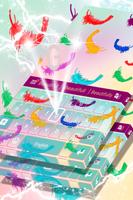Colorful Feathers Keyboard imagem de tela 3