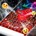 Color Keyboard Neon Red