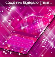 Color Pink Keyboard Theme poster