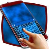 Blue Neon Night Theme Keyboard simgesi