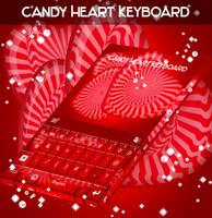 Candy Heart Keyboard Affiche