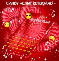 Candy Heart Teclado captura de pantalla 1