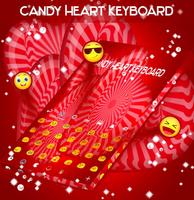 Candy Heart Keyboard اسکرین شاٹ 1