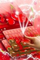 Cherry Burst Keyboard Theme imagem de tela 1