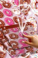 Chocolate Donuts teclado imagem de tela 1