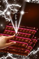 Love Chocolate Keyboard Theme imagem de tela 2