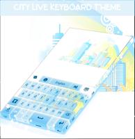 City Live Keyboard Theme Cartaz