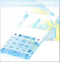City Live Keyboard Theme imagem de tela 2