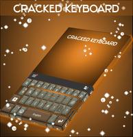 Cracked Keyboard Affiche