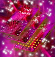 Cores Louco Keyboard Cartaz