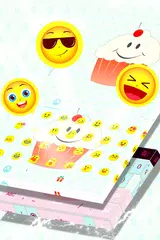 Cute Keyboard Cupcakes Theme APK 下載
