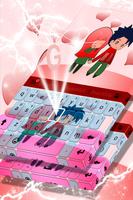 Chibi bonito teclado imagem de tela 3
