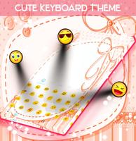Cute Keyboard Theme capture d'écran 1